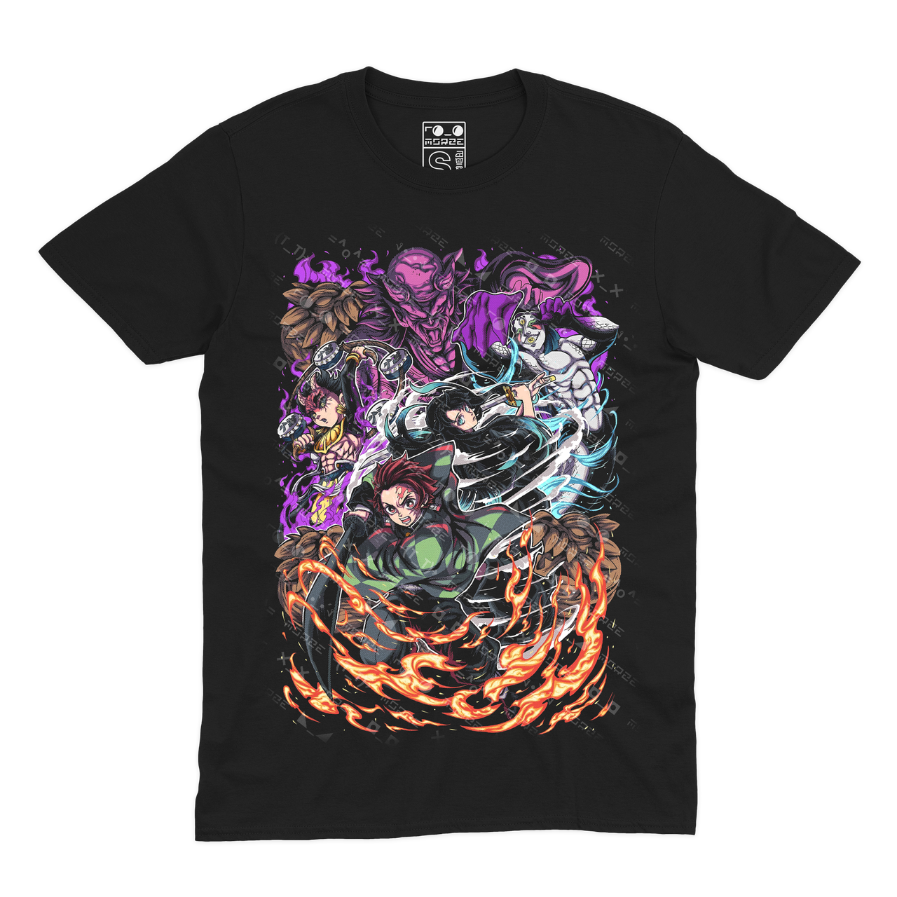 Футболка чорна Morze DEMON SLAYER V17