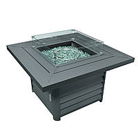 Вуличний газовий стіл-камін 107х107х63см алюмінієвий 777007 Код: 008366