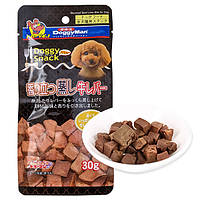 DoggyMan Доггимен Steamed Beef Liver Bits лакомство для собак говяжья печень на пару 30г (Z0259)