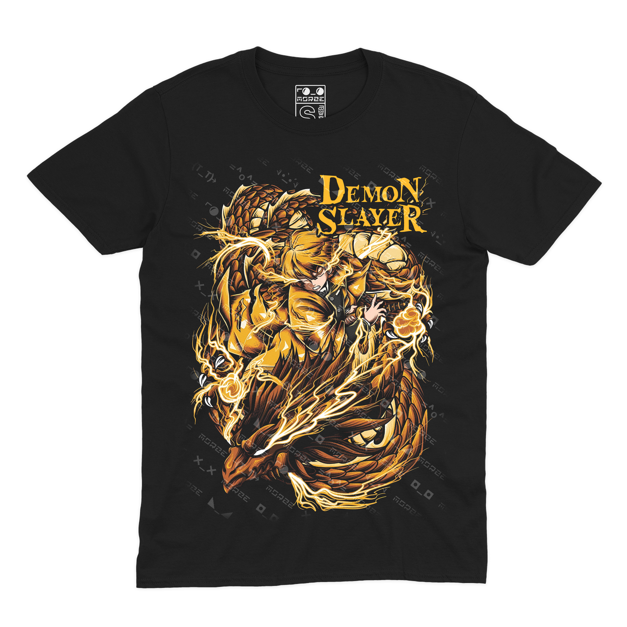Футболка чорна Morze DEMON SLAYER V22, фото 1