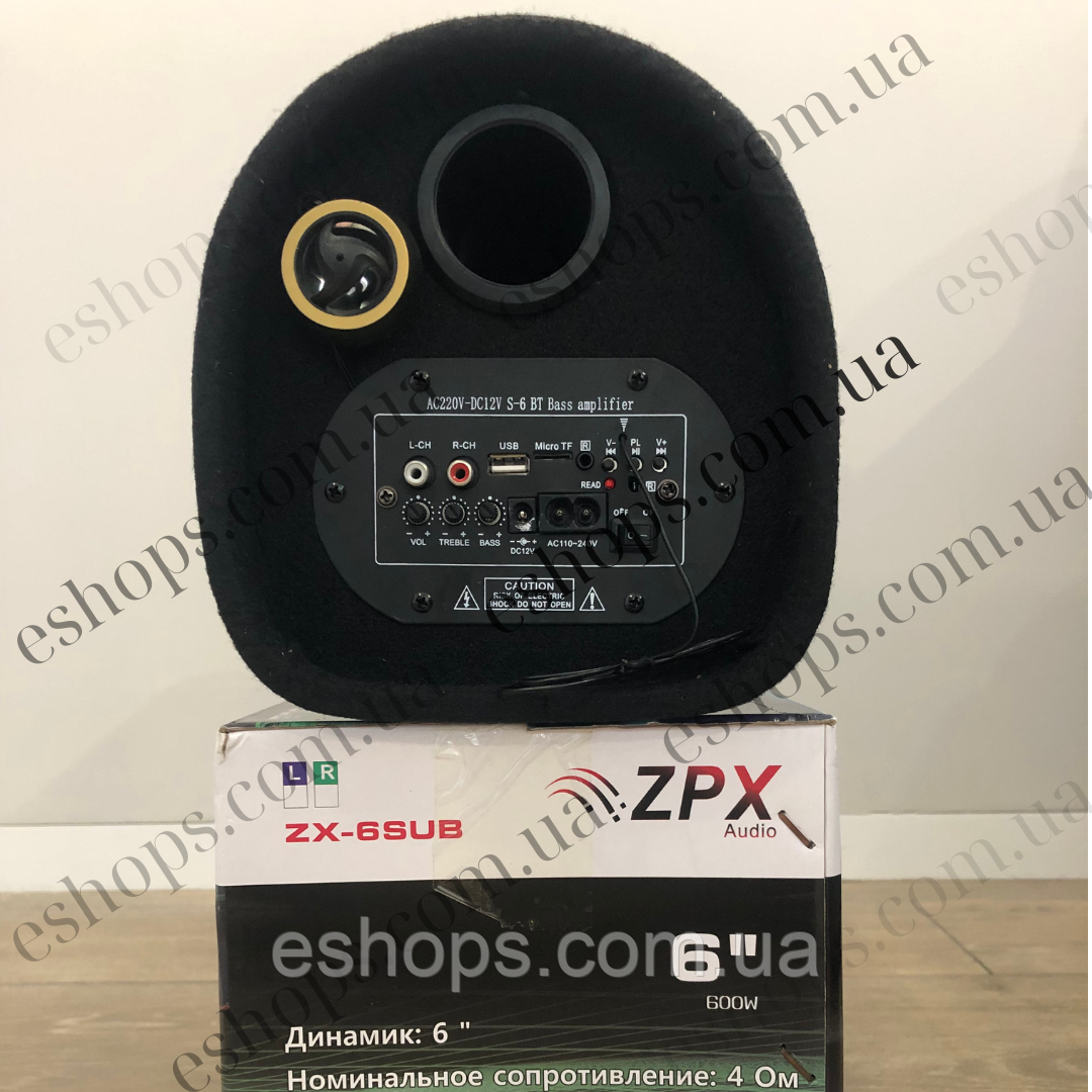 M/SF/T SOUND 6’3” Сабвуфер Активный в Машину Автомобильный Сабвуфер ZX-6
