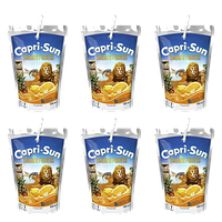 Набор Напиток Соковый Capri-Sun Safari Fruits 200ml 6шт