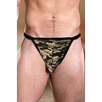 Стрінги чоловічі камуфляжні зелені Sunspice розмір One Size Кайф