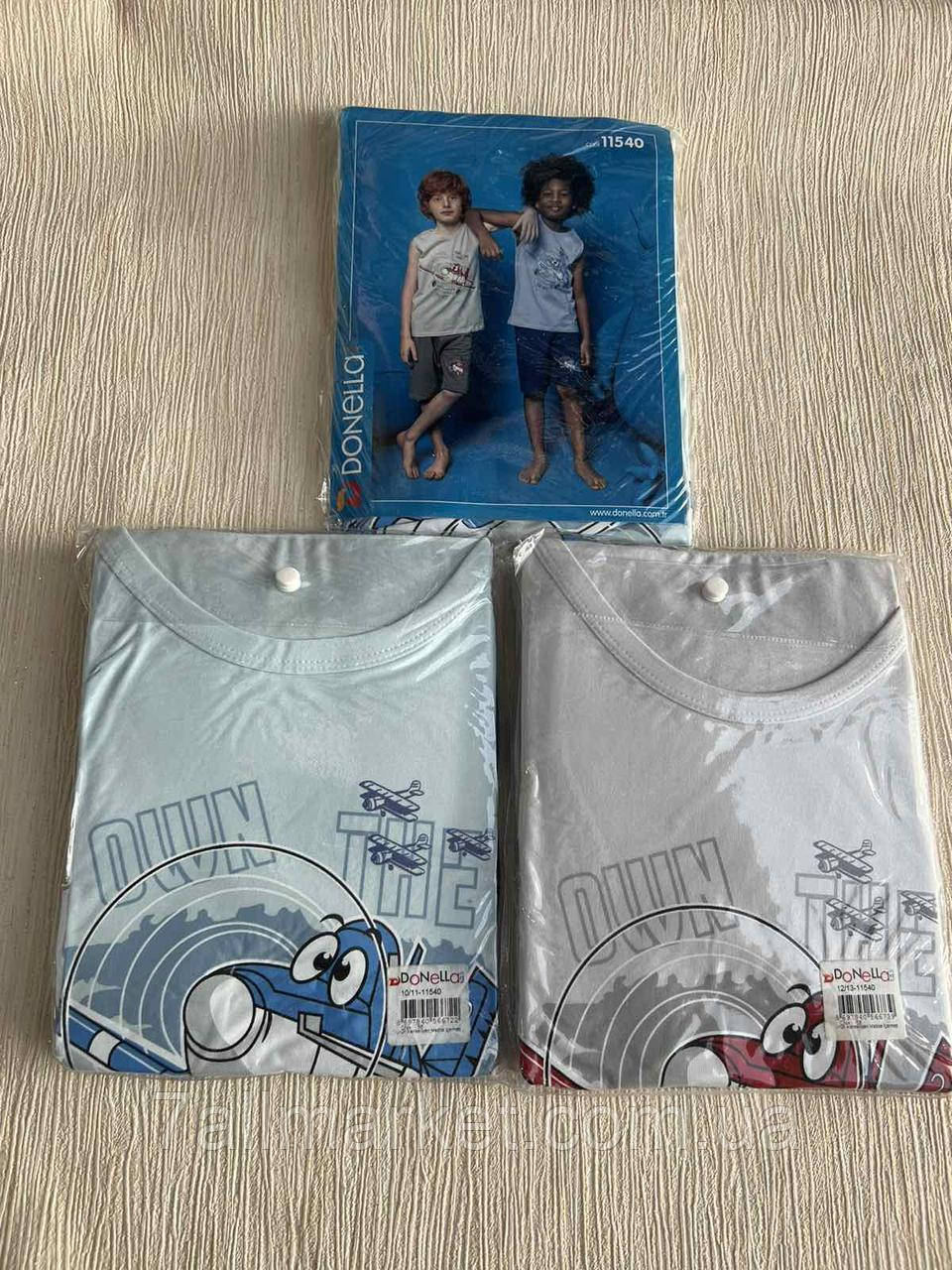 Піжама дитяча футболка з шортами на хлопчика 2-13 років (мікс) "DONELLA" купити гуртом в Одесі на 7 км