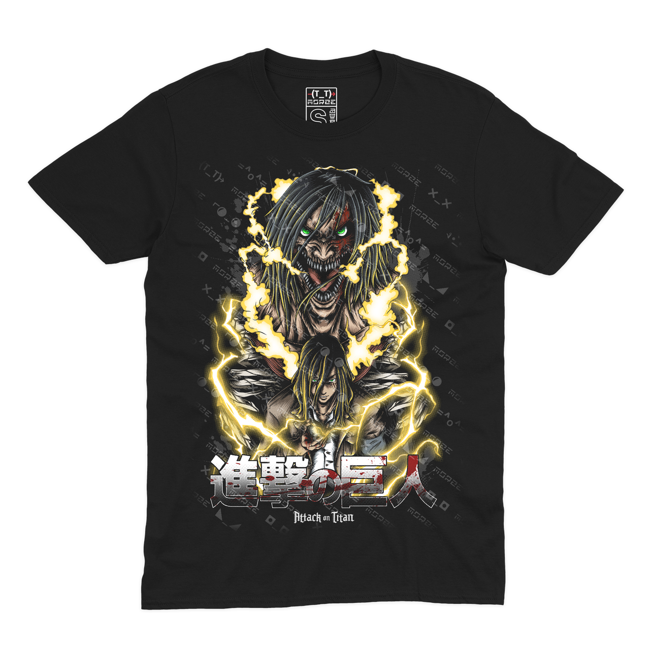 Футболка чорна Morze Attack on Titan V2