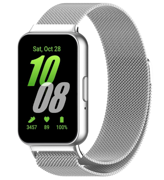 Ремінець DK Metal Milanese Loop Magnetic для Samsung Galaxy Fit3 (R390) (silver), фото 1