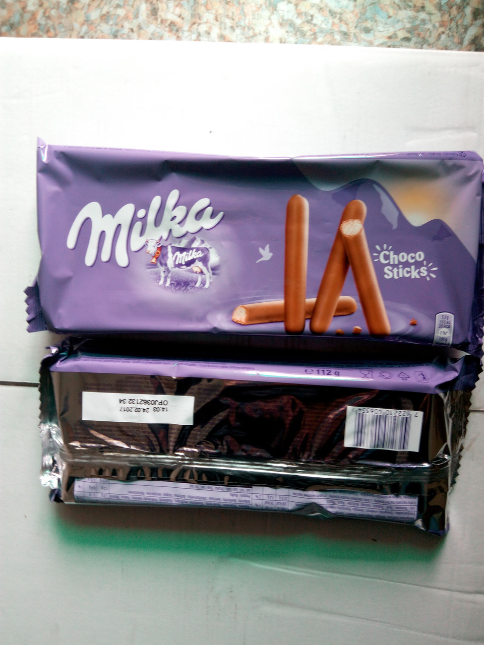 Печенье палочки Milka Choco Stiks (с шоколадом), 112 гр - фото 2 - id-p405157338