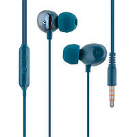 Проводные наушники вакуумные с микрофоном Yison X5 3.5 mm 1.2 m Blue UT, код: 7683705