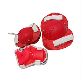 Комплект захисний дитячий Bambi MS 0032-2(Red) наколінники, налокітники, зап'ястя, Toyman