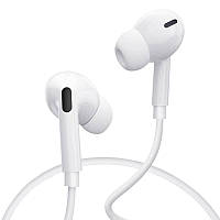 Проводные вакуумные стерео наушники 3.5mm (1.2м) KUULAA in-ear Stereo Bass (KL-O84) White UT, код: 7294125