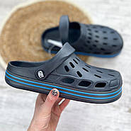 Крокси чоловічі сабо підошва піна (темно-синій) 41, фото 2