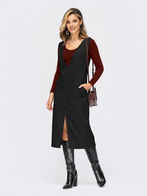 Жіноча демісезонна сукня якісна тканина напівприталений фасон модний дизайн, фото 1