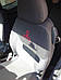 Чохли Mitsubishi L200 2018- (пікап) (задня спинка та сидіння цільні; задній підлокітник; 5 підголівників;, фото 3