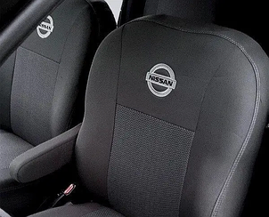 Чохли Nissan NV400 (9 місць) 2010- (1 внутрішній підлокітник у водія; пасажирс. спинка 1/2; 8