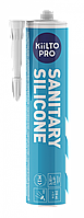 Однокомпонентний силіконовий герметик Kiilto Pro Sanitary Silicone нейтральний світло-бежевий 310 мл