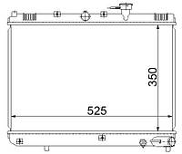 Радіатор охолодження KIA RIO (DC) 2000-2006 г.