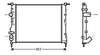 Радіатор охолодження RENAULT THALIA (LB_) 1998- г.