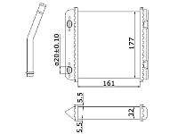 Радиатор отопления OPEL ASTRA F (T92) / OPEL VECTRA A (J89) 1988-2005 г.