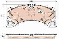 Тормозные колодки PORSCHE MACAN (95B) / PORSCHE CAYENNE (92A) 2010-2017 г.