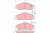 Тормозные колодки FORD RANGER (ET) / MAZDA B-SERIE (UN) 1997-2015 г.