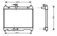 Радіатор охолодження TOYOTA YARIS (_P1_) 1999-2005 г.