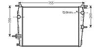 Радіатор охолодження RENAULT FLUENCE (L3_) 2004-2016 г.