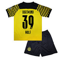 Детская футбольная форма WOLF 39 Боруссия Дортмунд 2021-2022 Puma Home 145-155 см (set3149_107726)