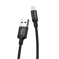 Кабель USB Hoco X14 Times Speed MicroUSB H-X14-TS-MC 1 м черный i