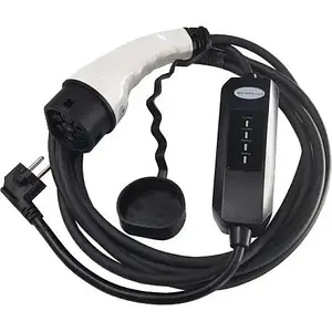 Зарядний пристрій для електромобіля HiSmart EV200764 Type 2 - Schuko (220V) 6-16A 3.5kW 5м Black