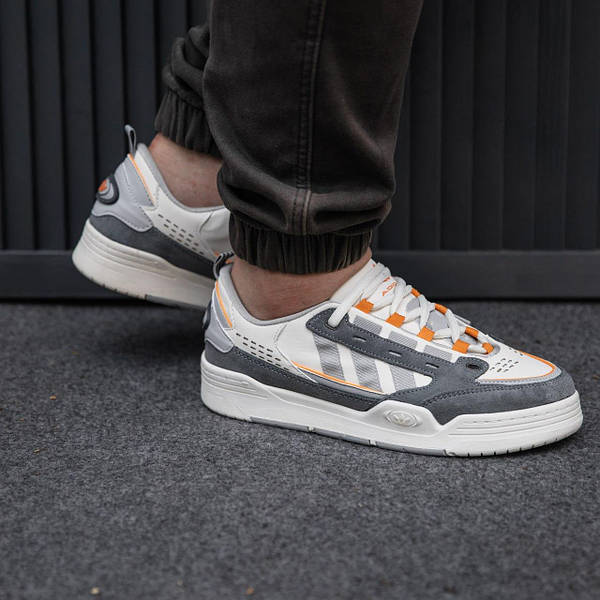 Grey orange adidas outlet