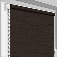 Рулонная штора Rolets Фала 1-2300-1000 100x170 см открытого типа Шоколадная d
