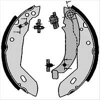 Тормозные колодки барабанные CITROEN ZX (N2) 1983-2010 г.