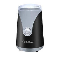 Кофемолка электрическая Lexical LCG-0702 50g 220V 200W Black-Gray (3_01491) XN, код: 7815782