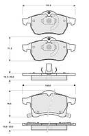 Тормозные колодки дисковые OPEL COMBO / OPEL ASTRA H (A04) 1998-2020 г.