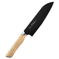 Кухонный японский нож Сантоку 170 мм Satake Black Ash (807-630) ES, код: 8325704