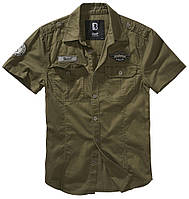 Brandit Рубашка Brandit Luis Vintage Shirt Olive (XXL)