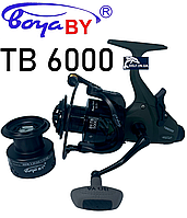 Катушка BoyaBy BY-TB 6000 (6+1 BB 5.1:1) карповая с бейтраннером и дополнительной шпулей