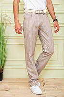 Мужские летние брюки бежевого цвета 167R7049 Ager 30 FT, код: 8230199