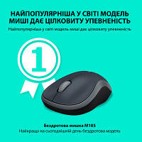 Мышка Logitech M185 swift grey 910-002238 n