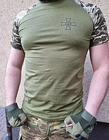Тактична футболка комбі піксель ЗСУ