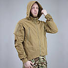 🔥 Куртка ветровка "Ultimatum. Level-5" - (Койот) тактична, теплі, військові, мультикам, ЗСУ, НГУ, фото 4