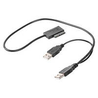 Переходник USB 2.0 to Slimline SATA 13 pin Cablexpert A-USATA-01 n