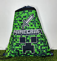 Сумка (мешок) для обуви Minecraft/ сумка для обуви майнкрафт / мешок майнкрафт / сумка для обуви майнкрафт