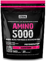 ВСАА амінокислоти 2 1 1 + Глютамін 500 г вишня Extremal Amino 5000 BCAA з глютаміном для кокт EH, код: 7561417