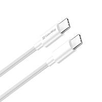 Дата кабель USB-C to USB-C 1.0m 3A 60W white ColorWay CW-CBPDCC055-WT n