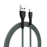 Дата кабель USB 2.0 AM to Micro 5P 1.0m ColorWay CW-CBUM041-GR n