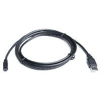 Дата кабель USB 2.0 AM to Micro 5P 0.6m Pro black REAL-EL EL123500021 n