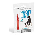 Краплі на холку PROFILINE д/собак 10-20кг (1п*2,0мл) в/бліх/кліщів/вошей та волосоїдів ТМ ПРИРОДА