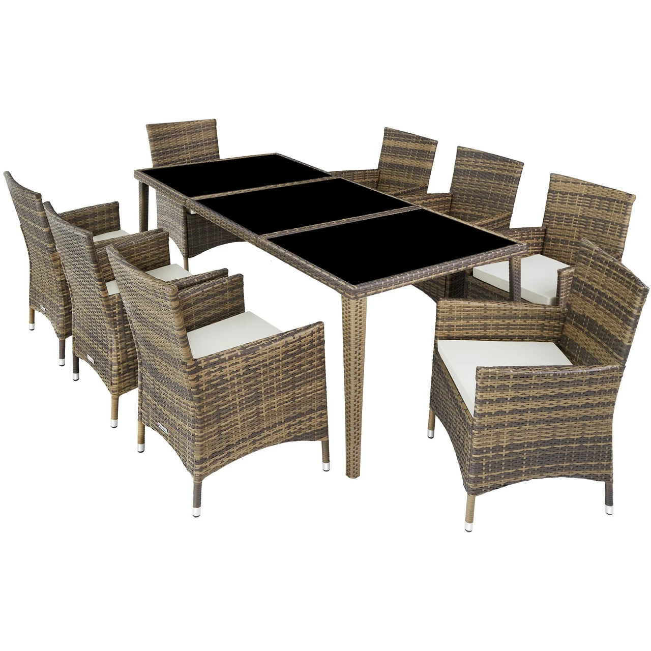 Комплект мебели из ротанга Monaco стол со стульями + чехлы! - фото 3 - id-p2185942485