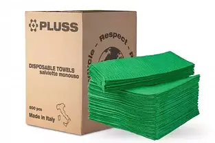 Нагрудники PLUSS двошарові 500 шт. зелені